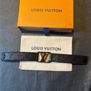 Louis Vuitton Black Bracelet